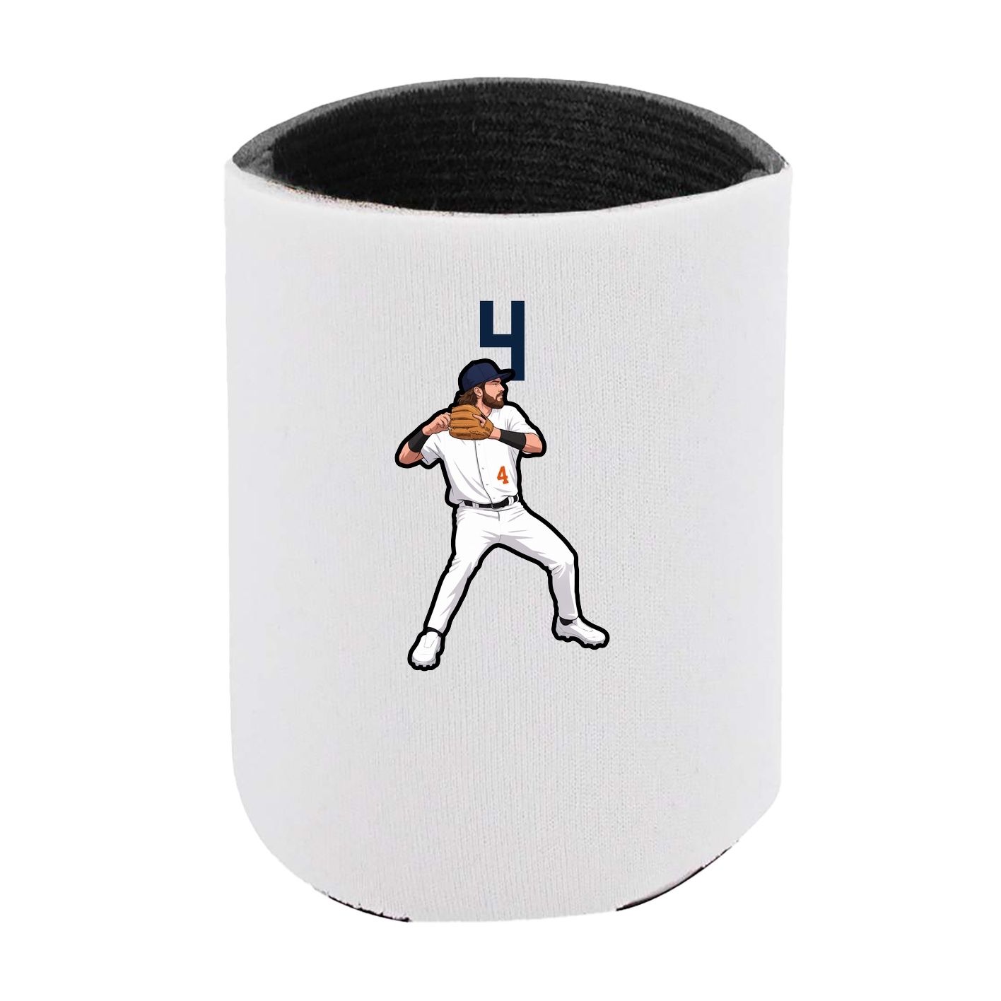 Can Holder — Number Top in White