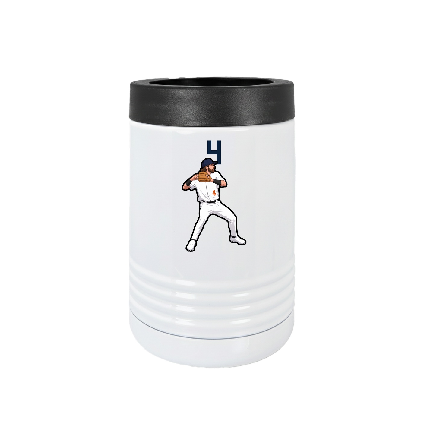 Beverage Holder — Number Top in White