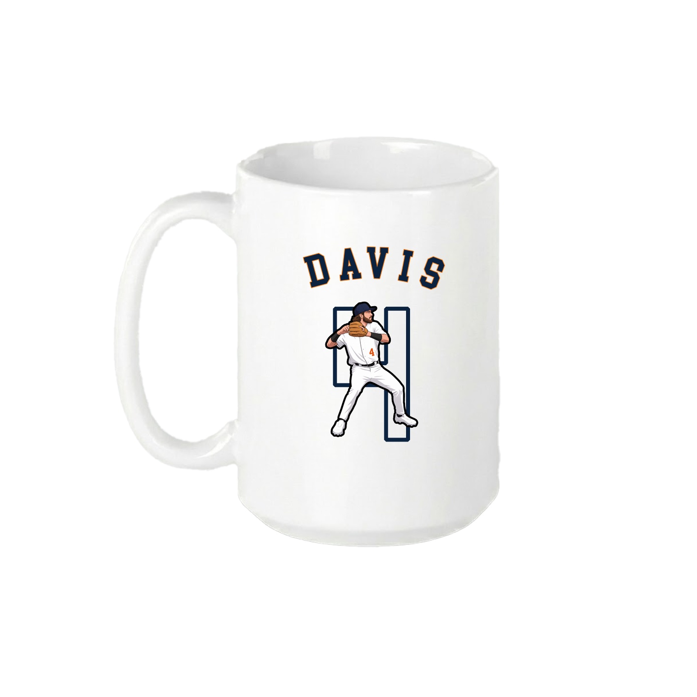 15oz Coffee Mug — Shirsey Arch in White