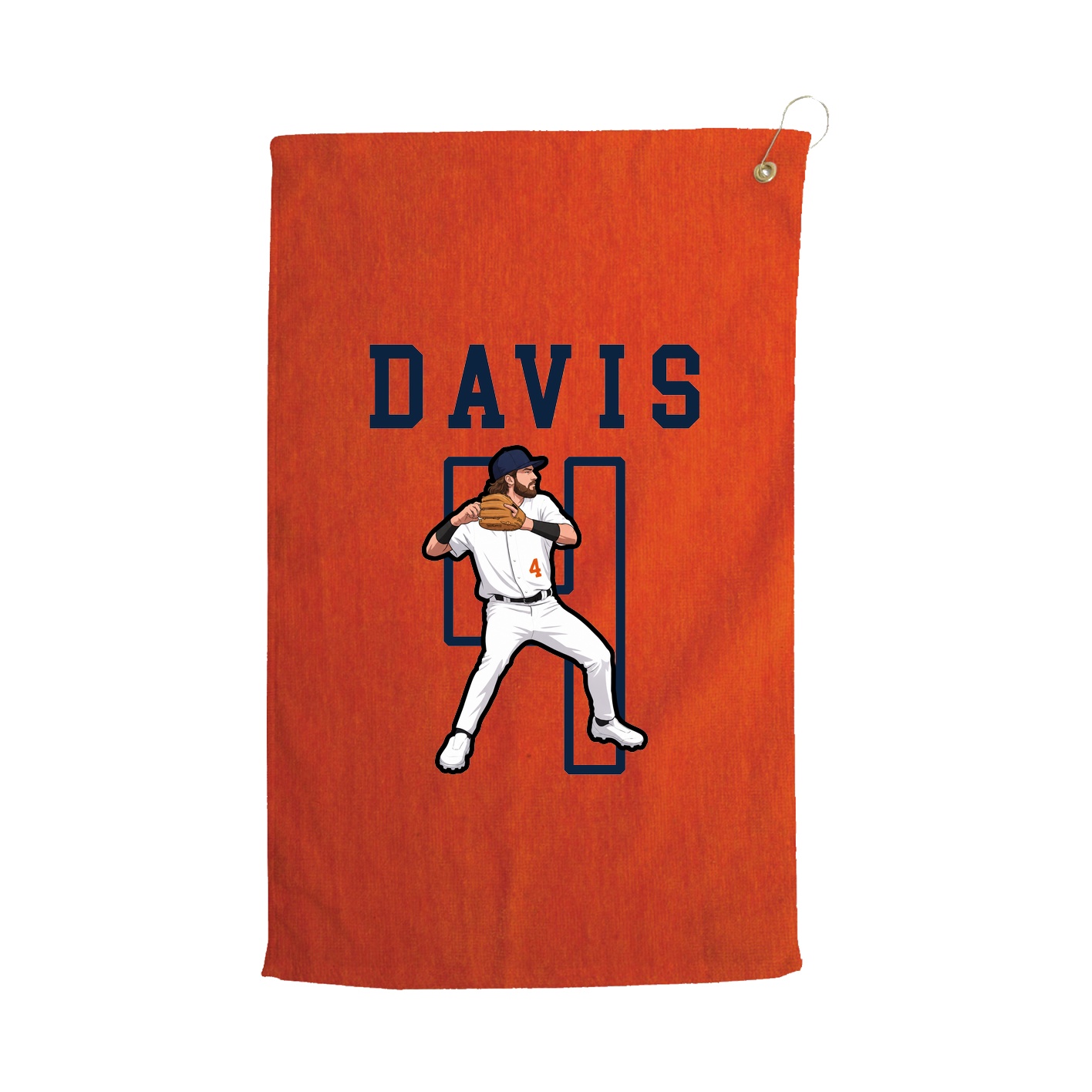 Golf Towel — Shirsey in Orange