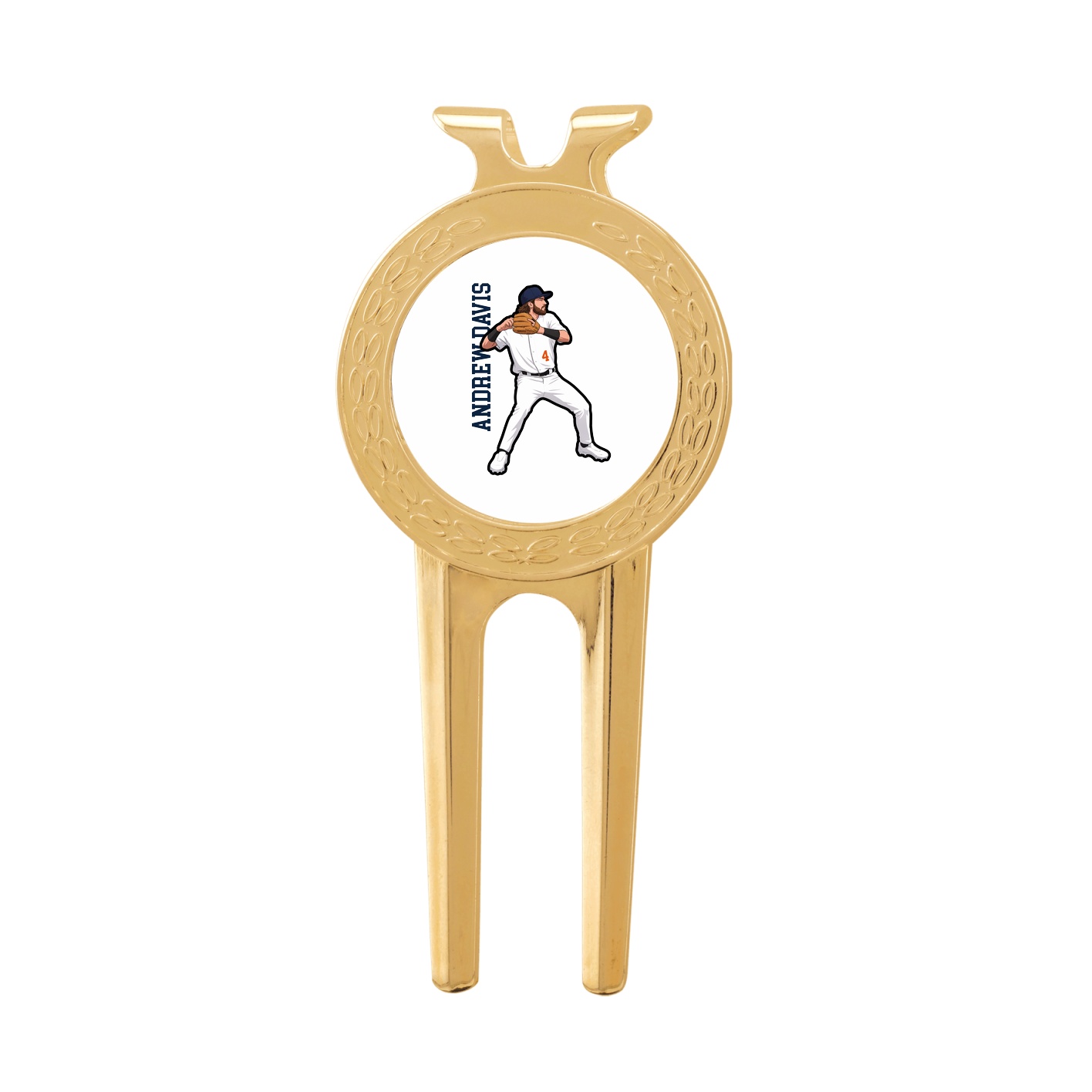 Divot Tool with Ball Marker — Name Vertical in Classic