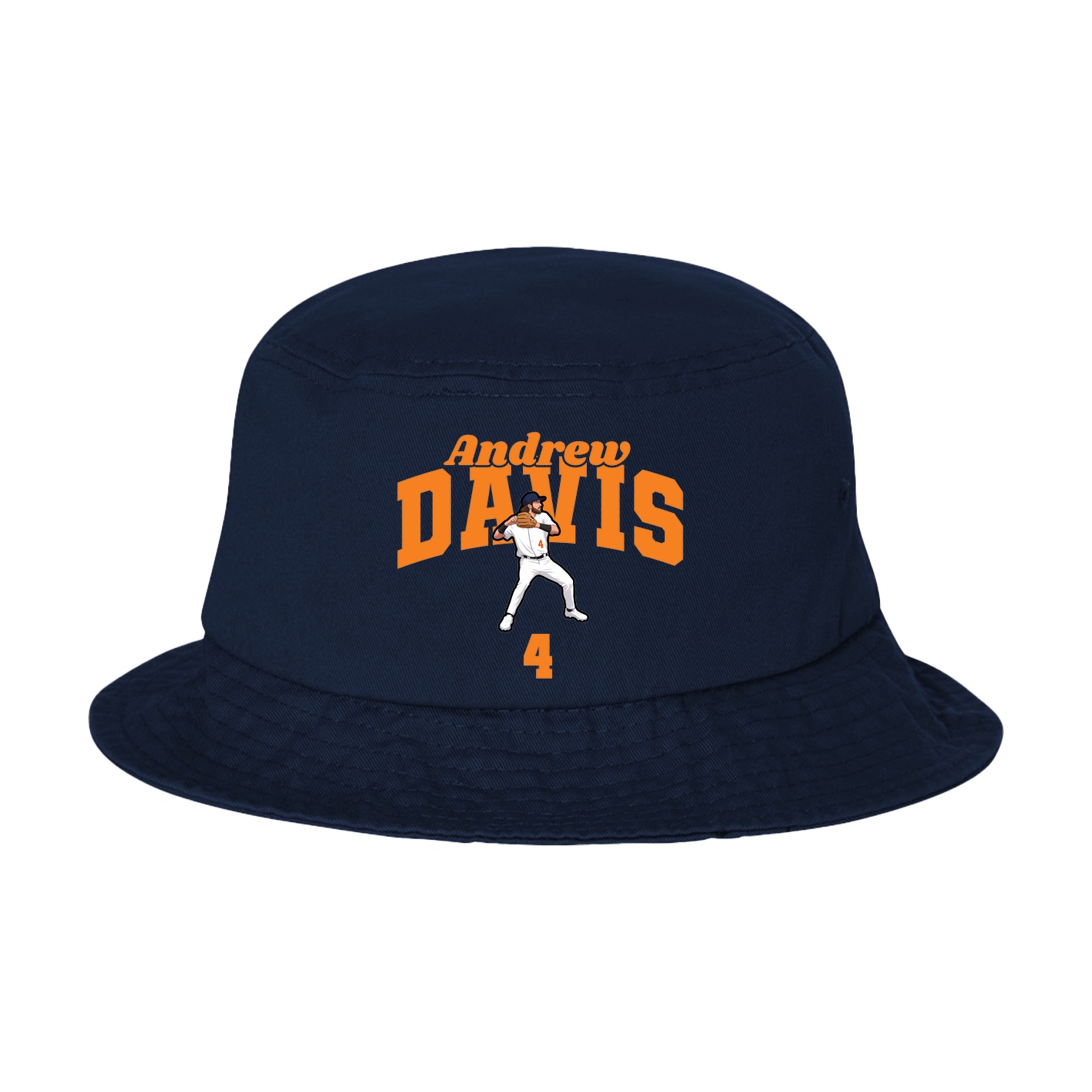 Bucket Cap — Signature Arch in Navy