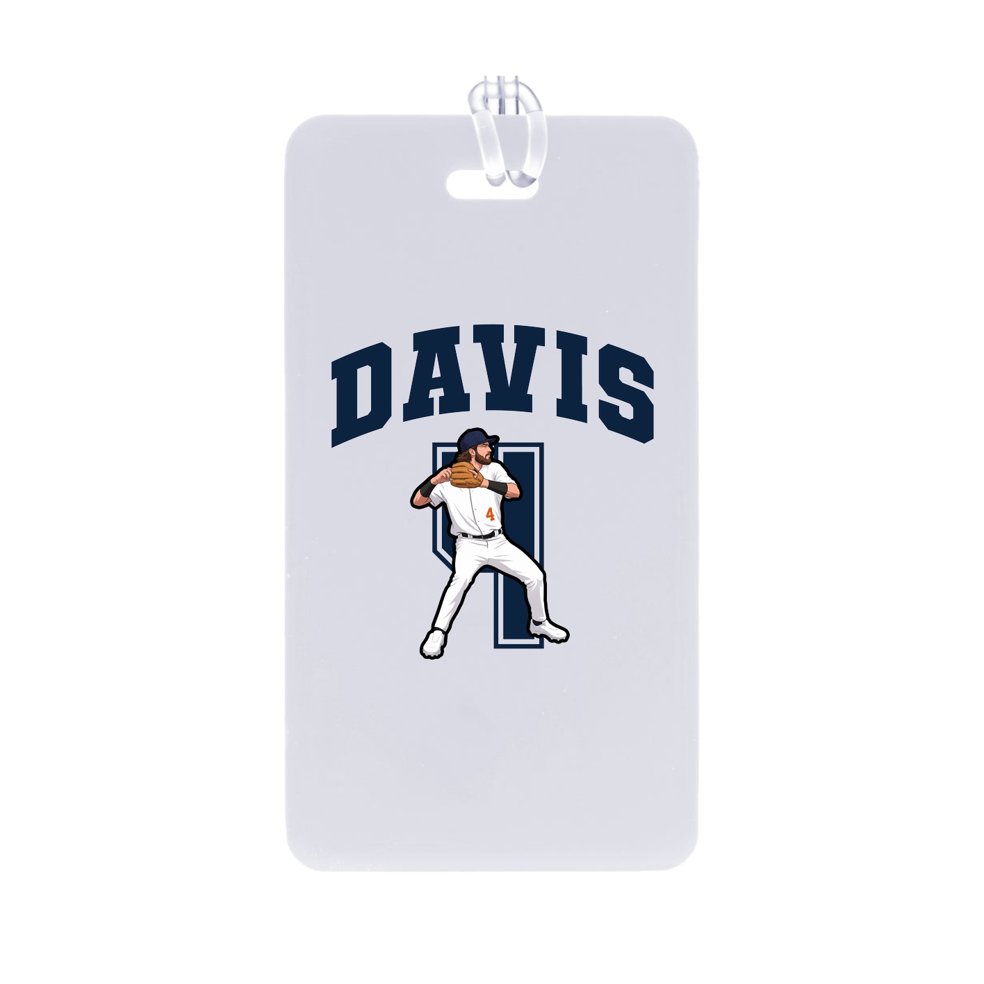 Bag Tag — Number in Classic