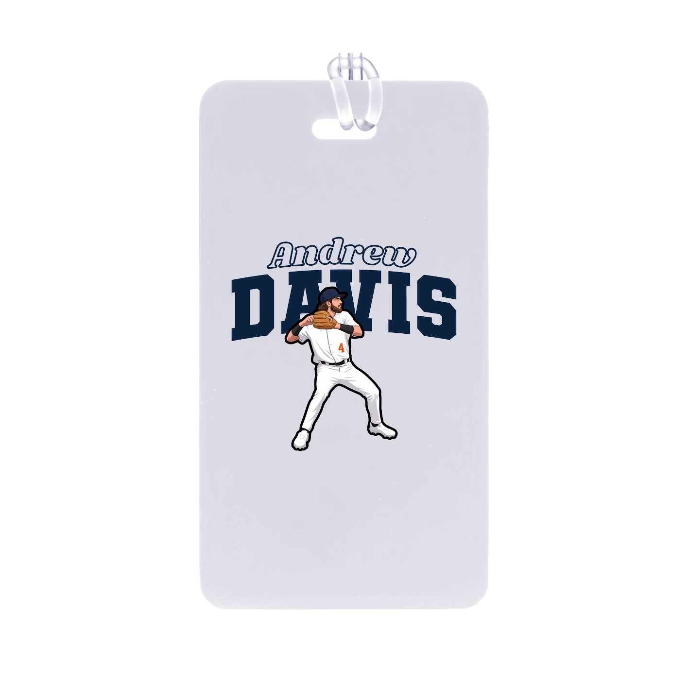Bag Tag — Name Arch in Classic