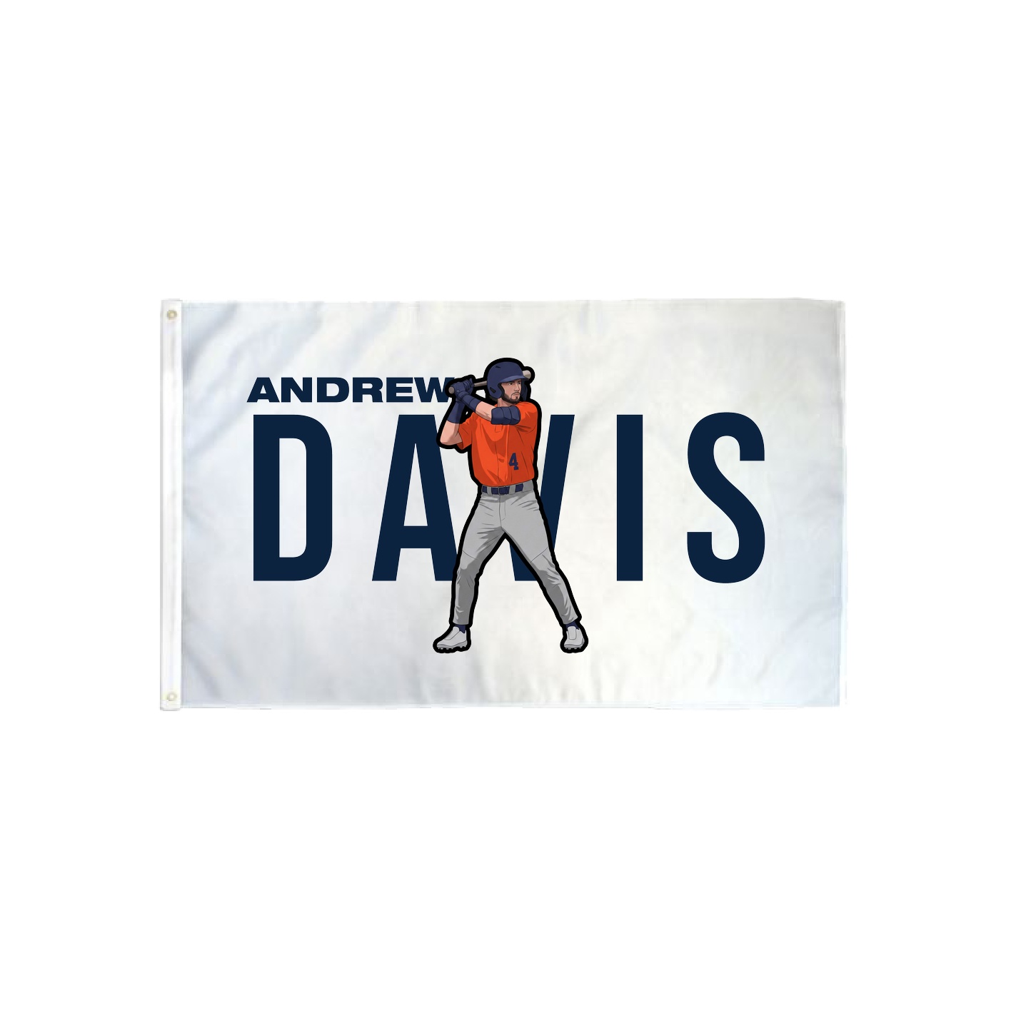 3x5 Flag — Player Name in Classic