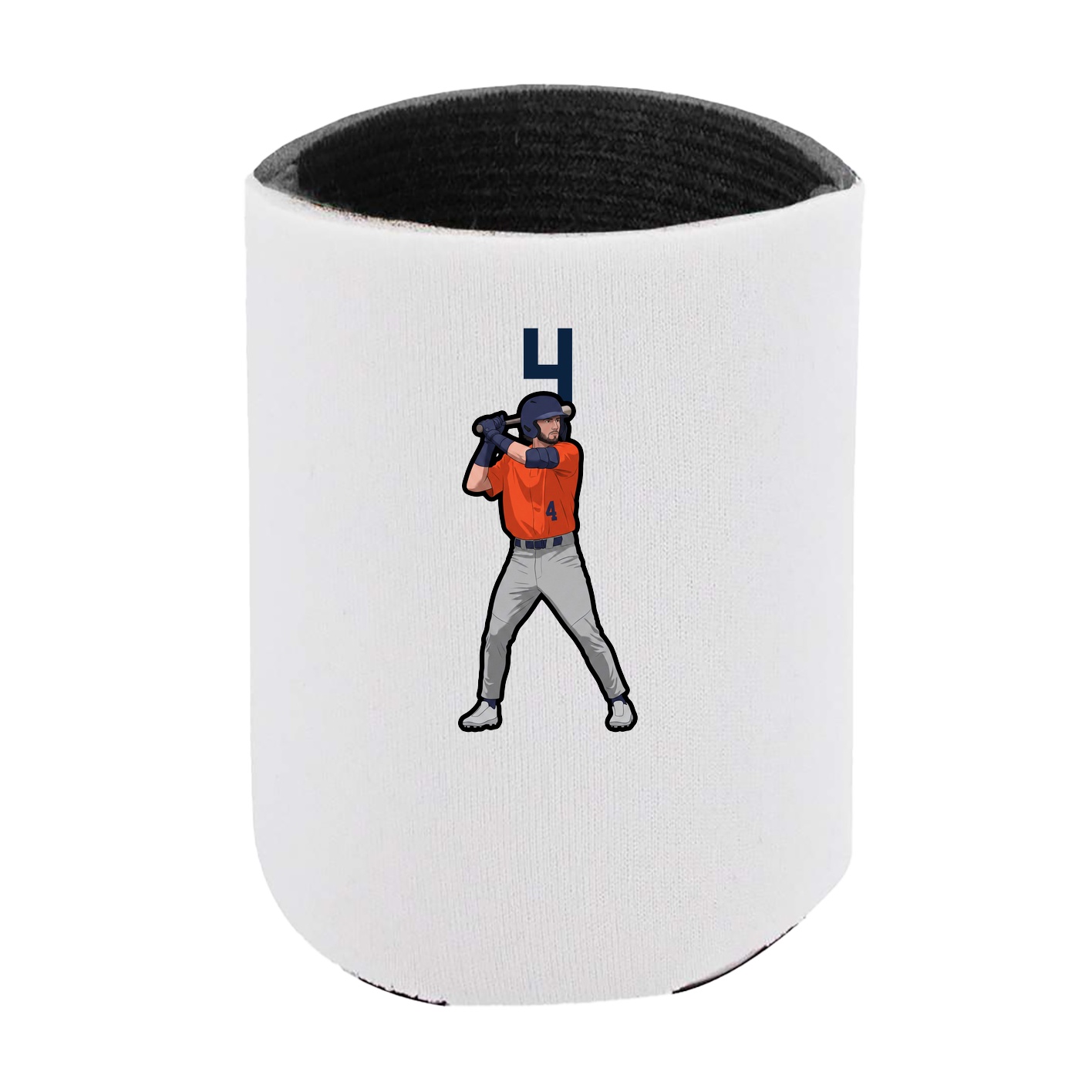 Can Holder — Number Top in White