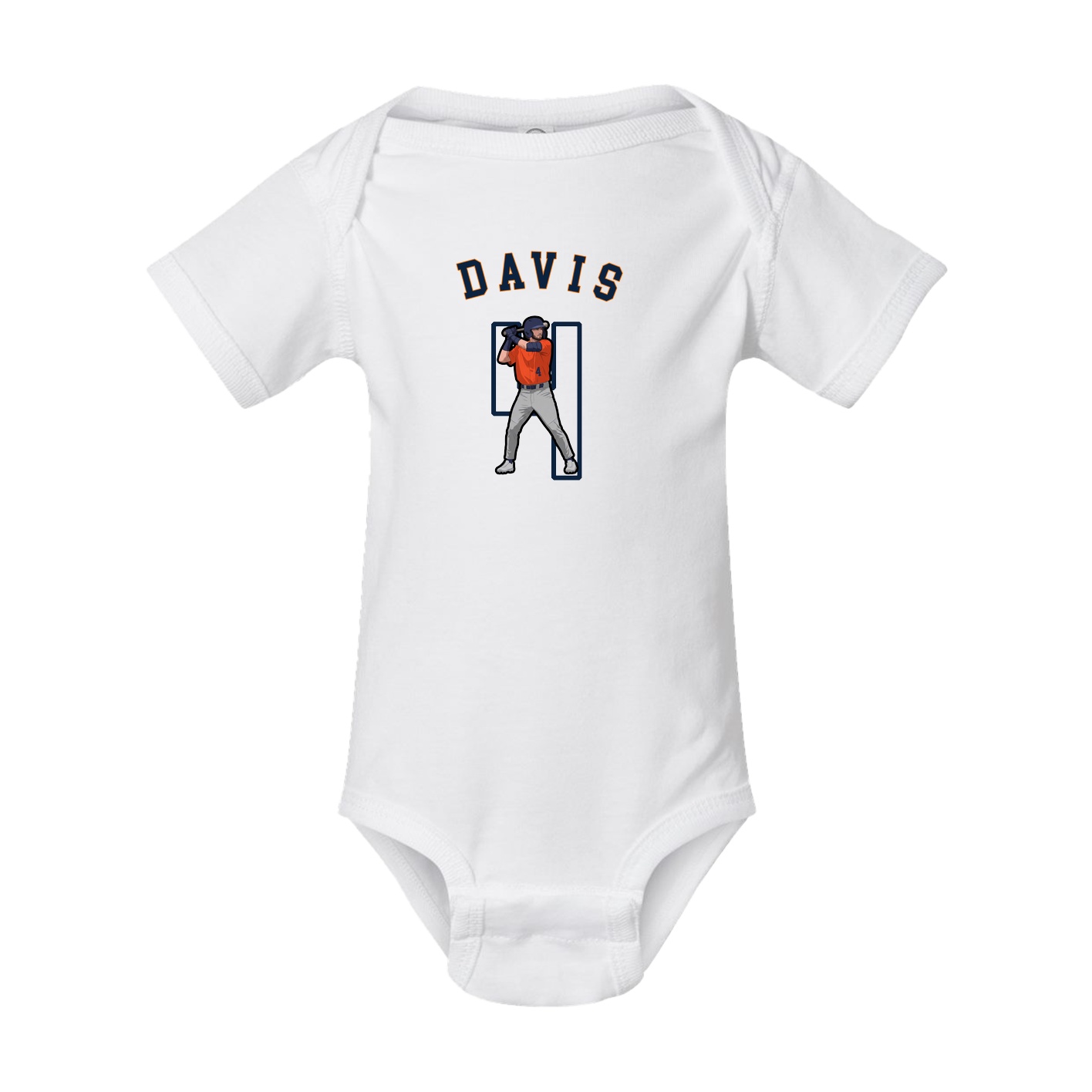 Baby Onesie — Shirsey Arch in White