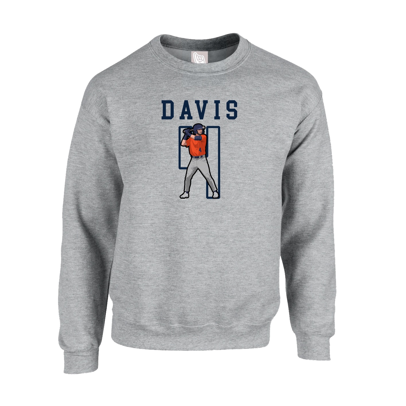 Fleece Crew — Shirsey in Grey