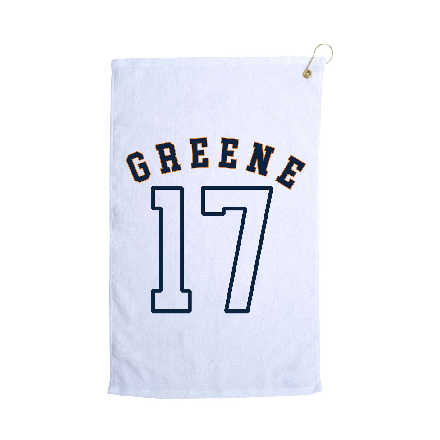 Golf Towel — Shirsey Arch in White
