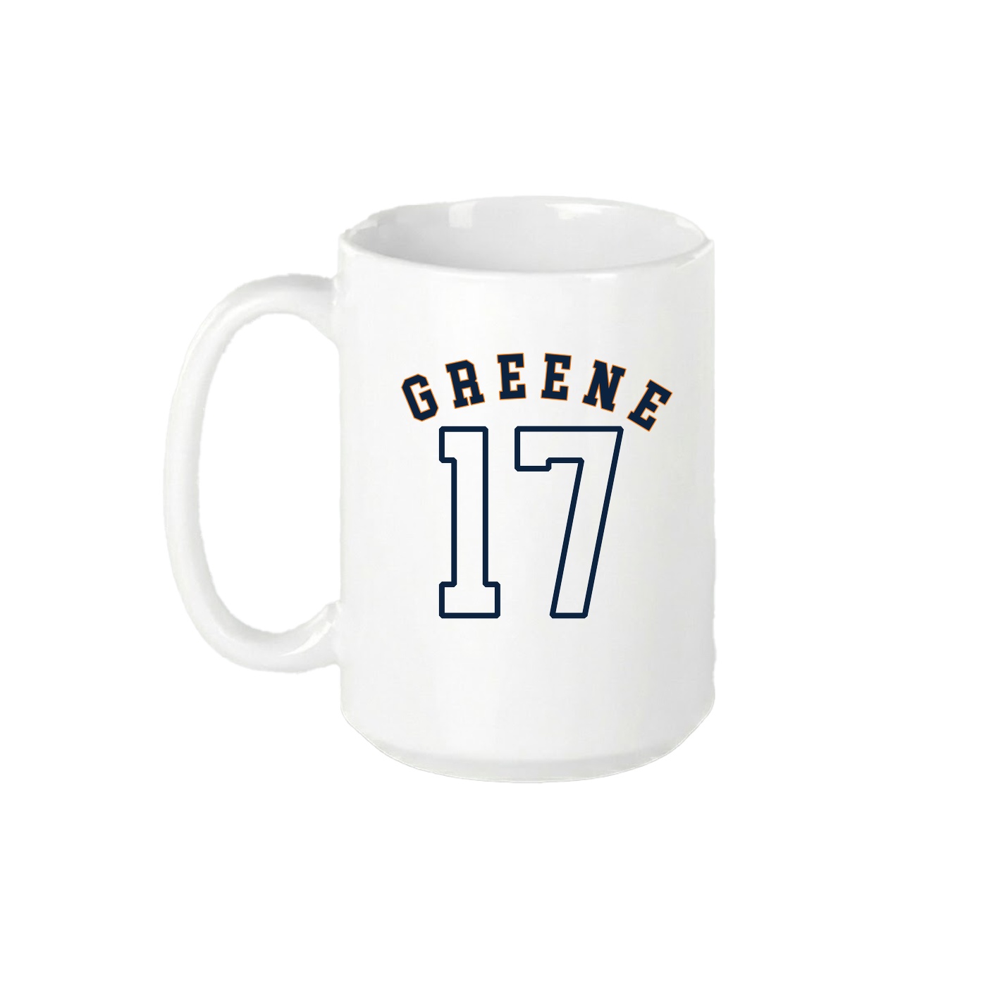 15oz Coffee Mug — Shirsey Arch in White