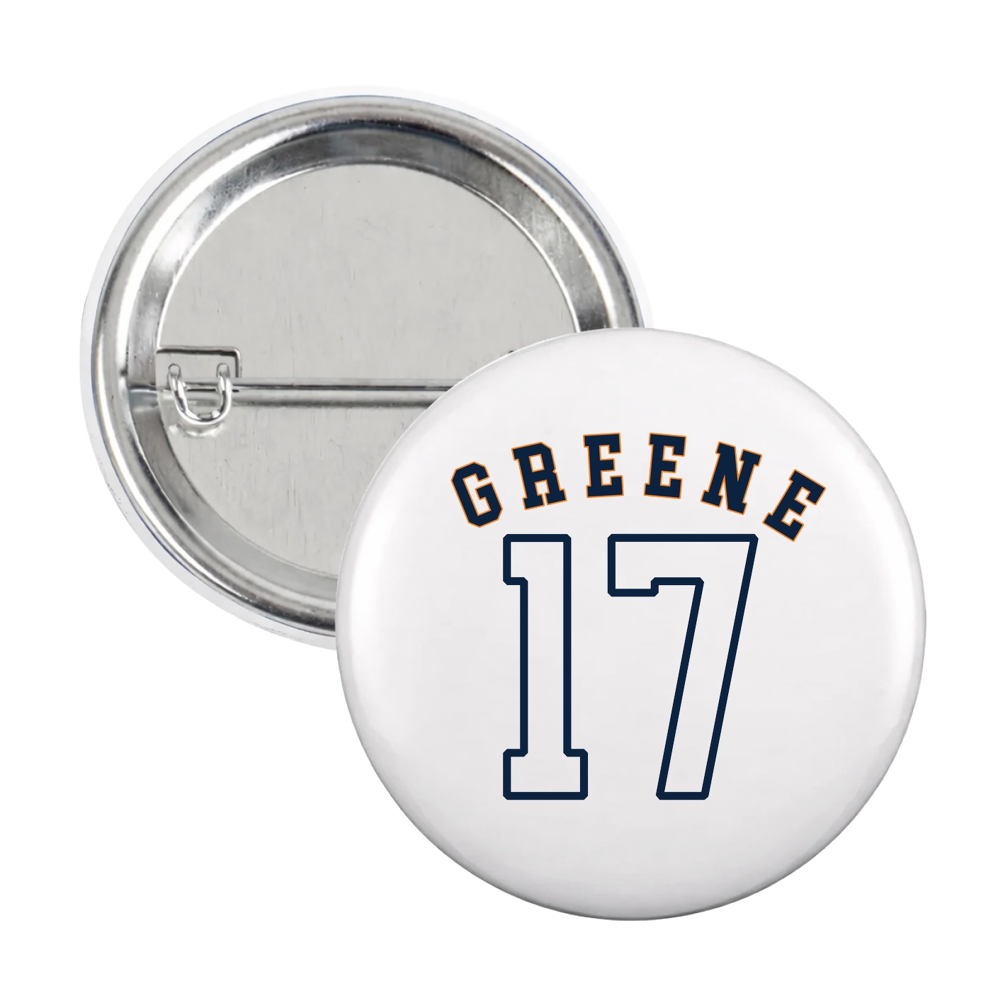 Game Day Button — Shirsey Arch in White