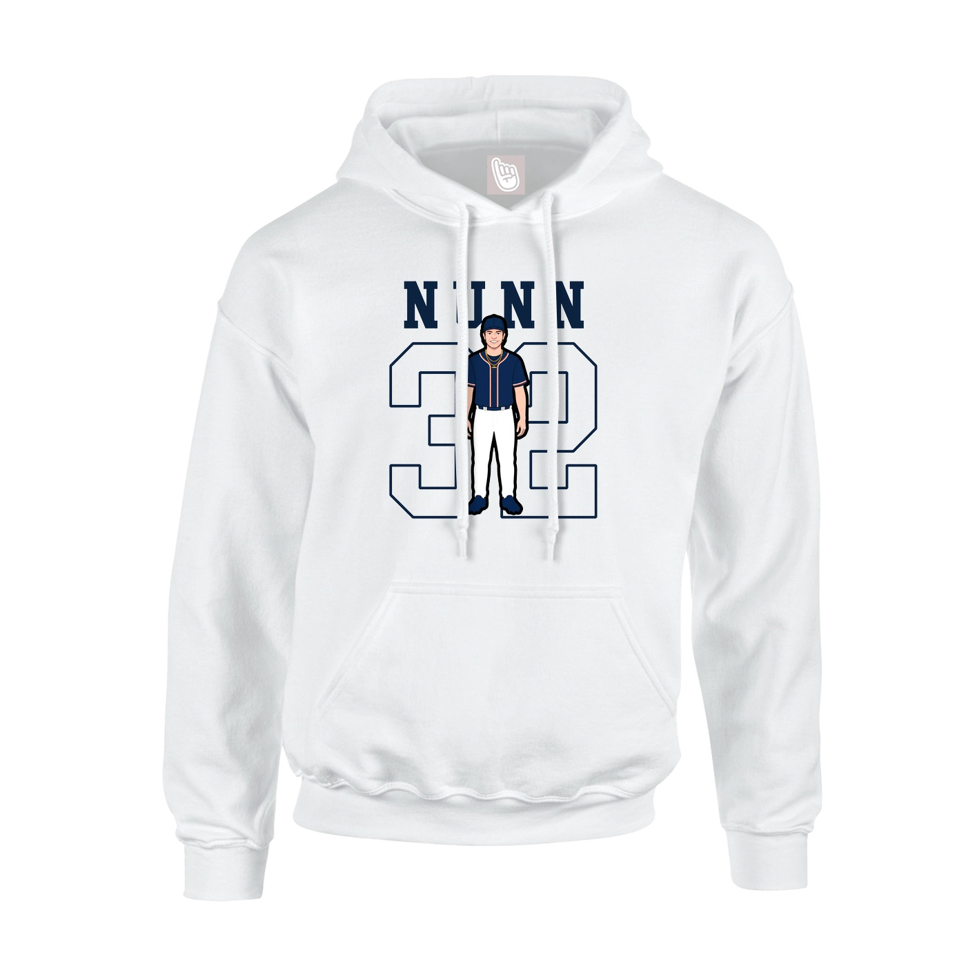 Hoodie — Shirsey in White