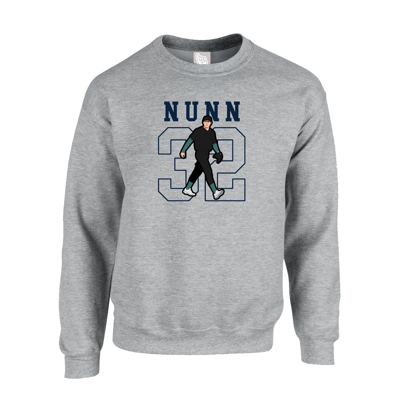 Fleece Crew — Shirsey in Grey
