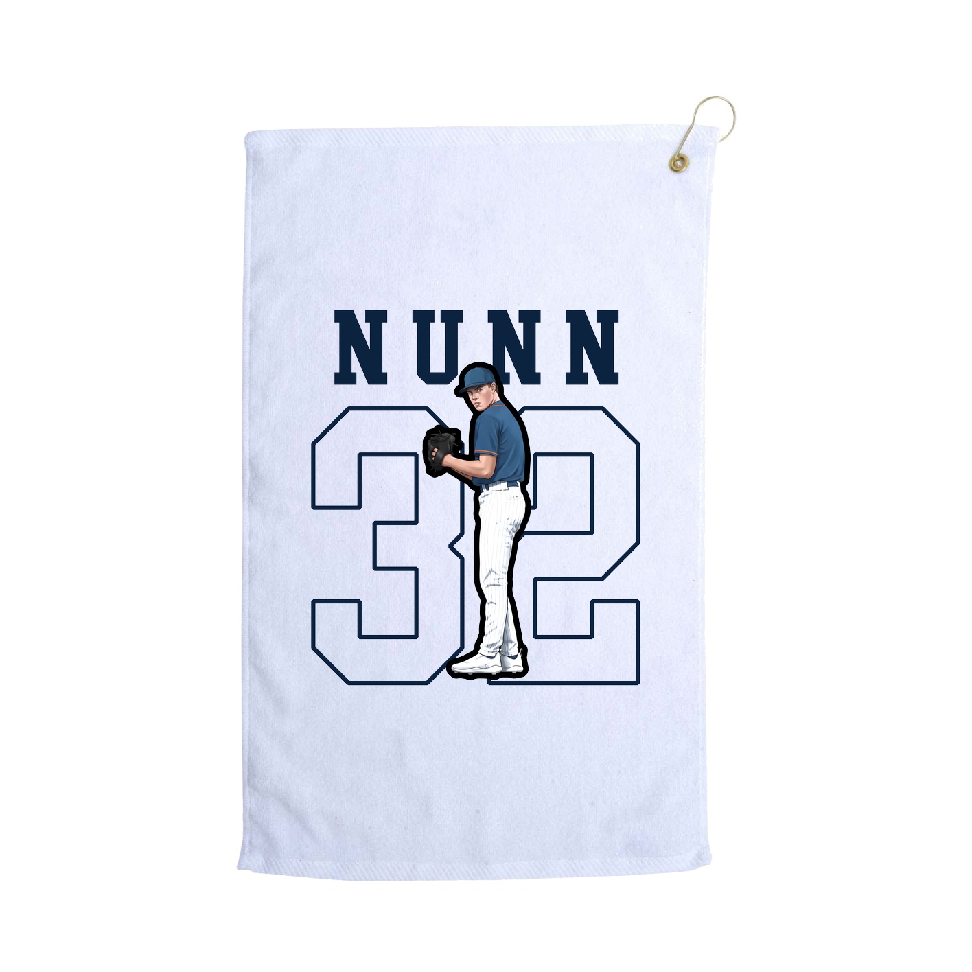 Golf Towel — Shirsey in White