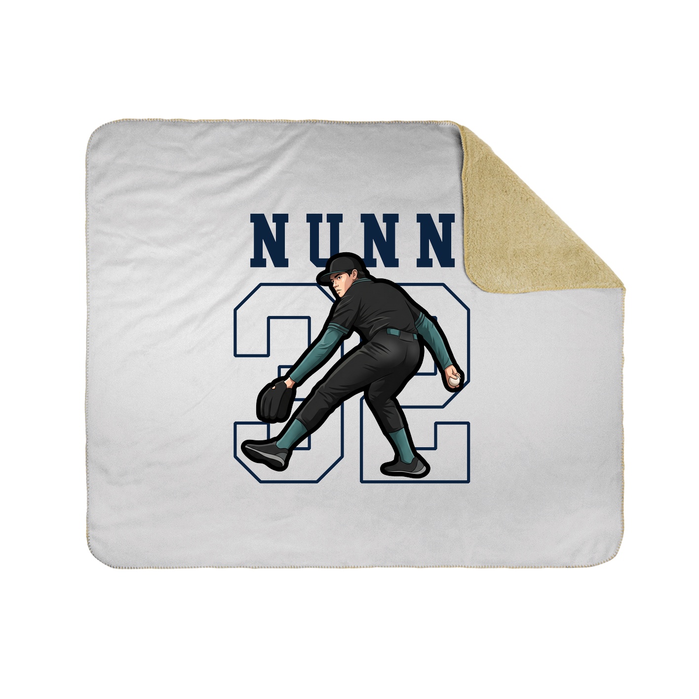 50x60 Sherpa Lined Throw Blanket