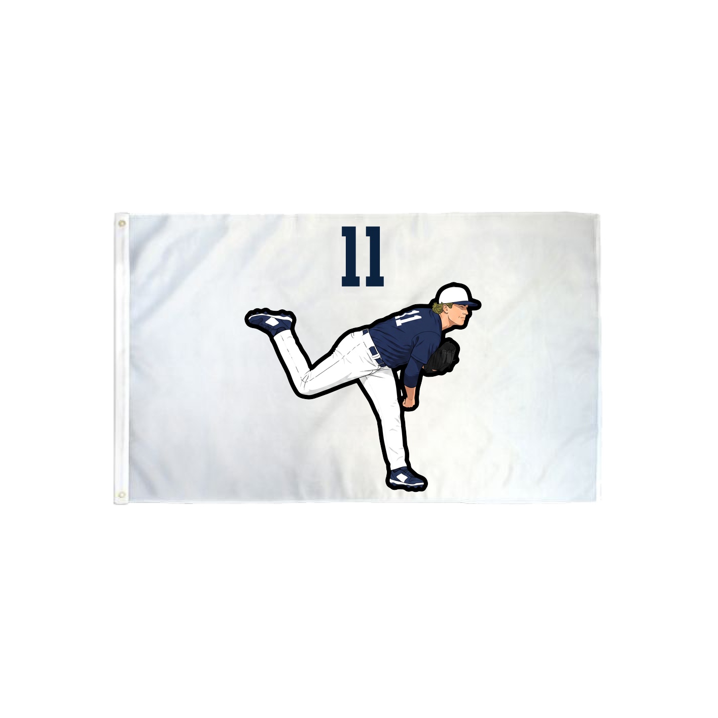 3x5 Flag — Number Top in Classic