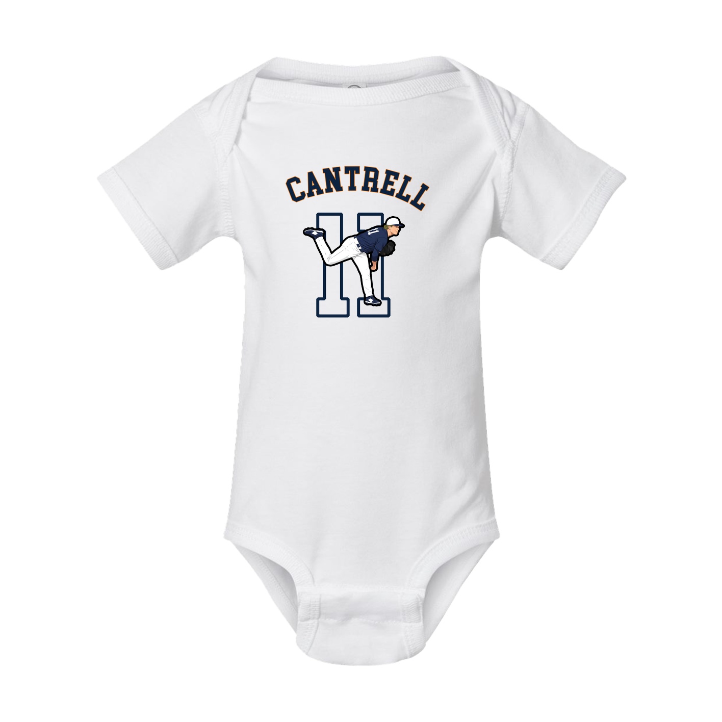 Baby Onesie — Shirsey Arch in White