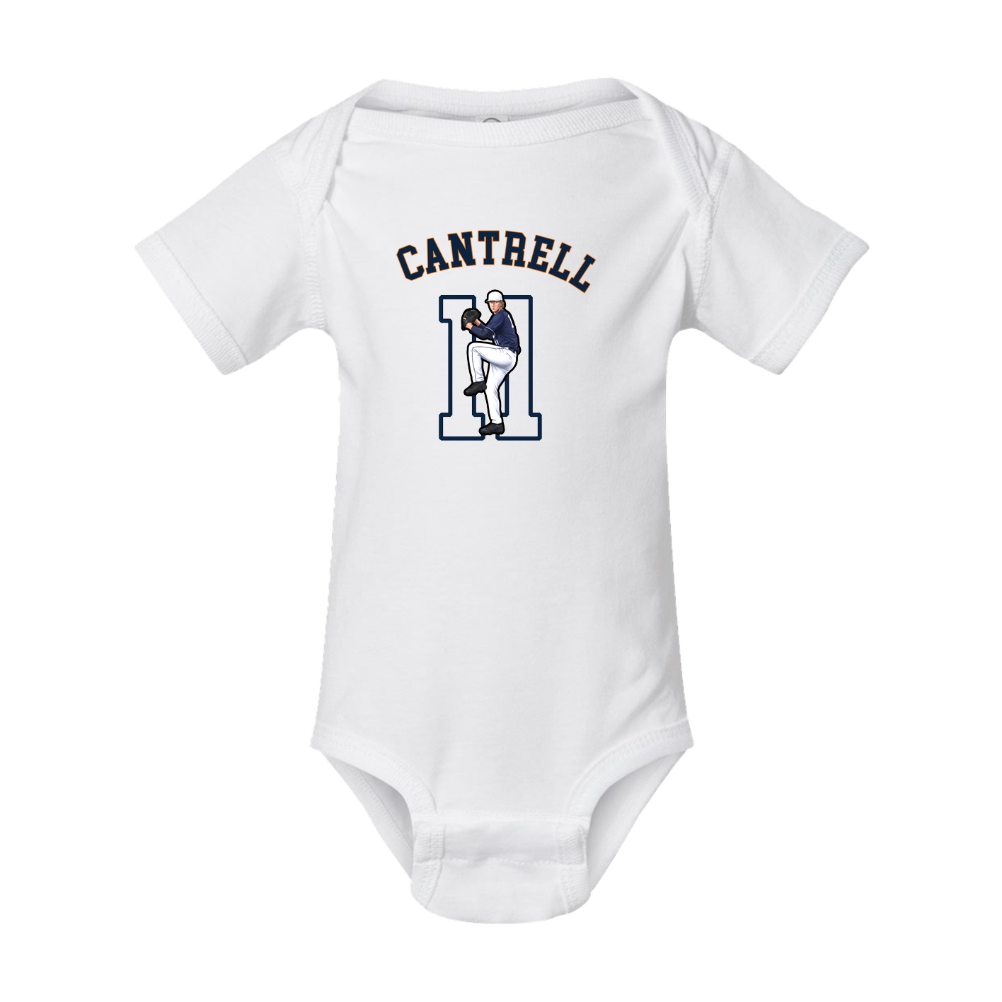 Baby Onesie — Shirsey Arch in White