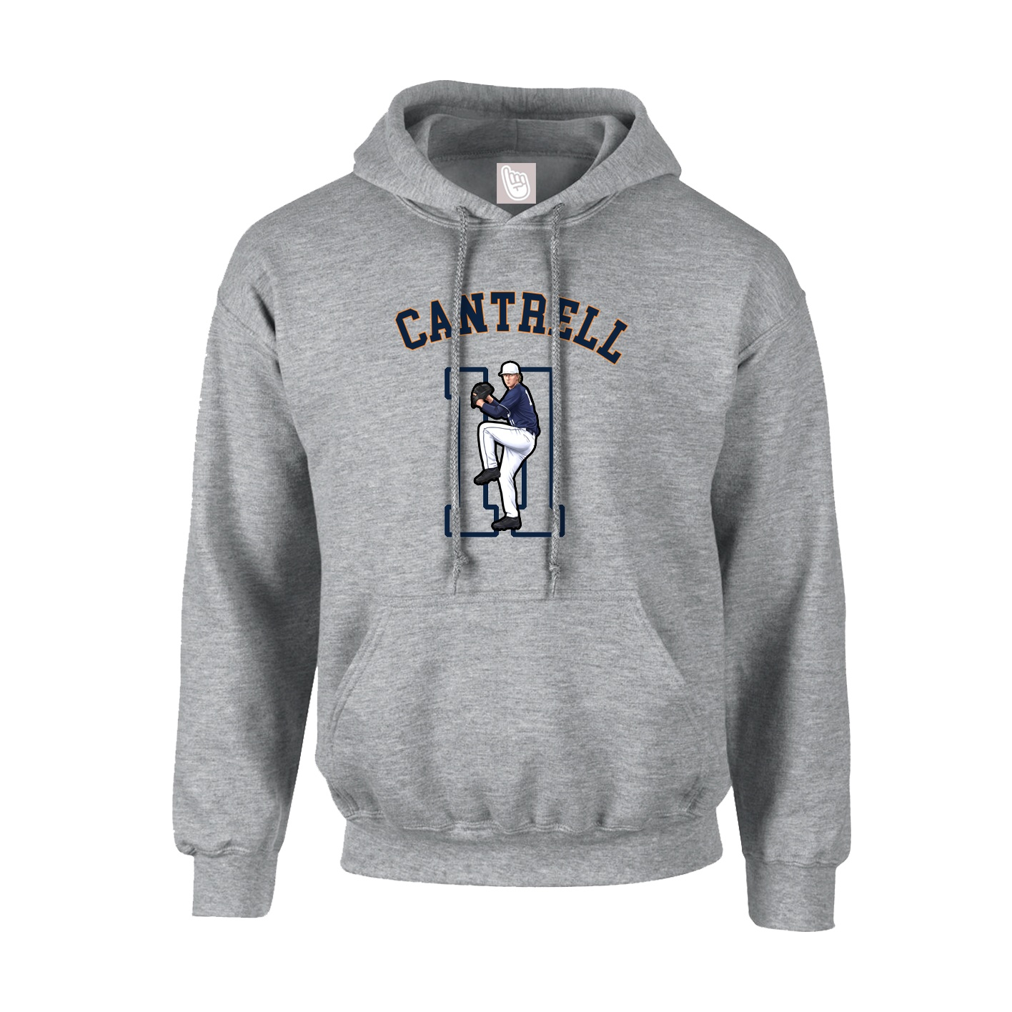Youth Hoodie — Shirsey Arch in Grey