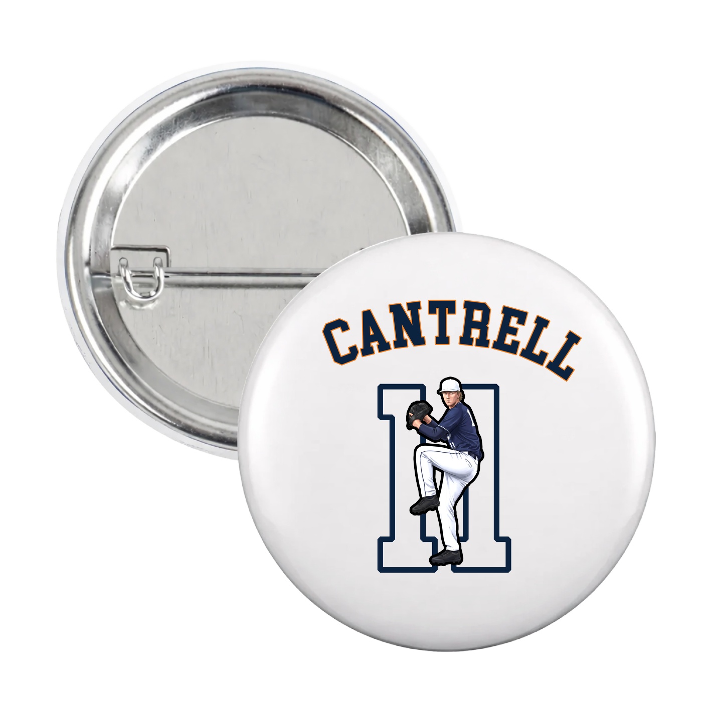 Game Day Button — Shirsey Arch in White