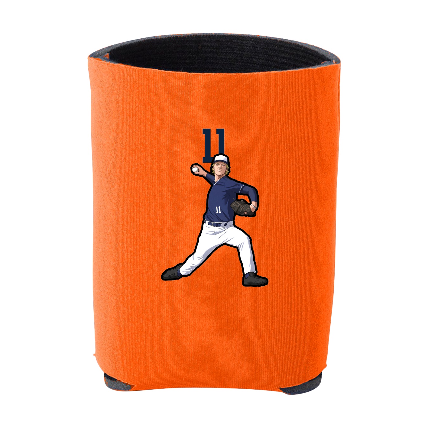 Can Holder — Number Top in Orange