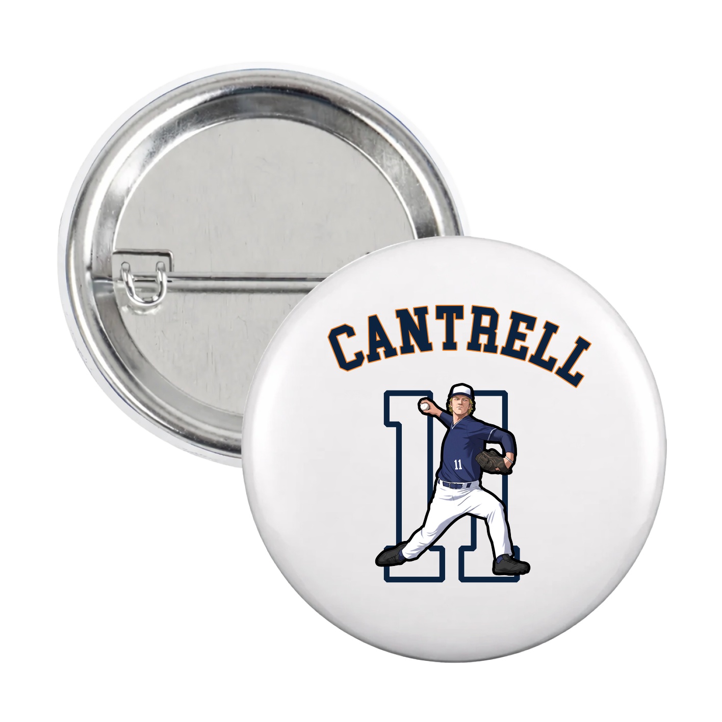 Game Day Button — Shirsey Arch in White