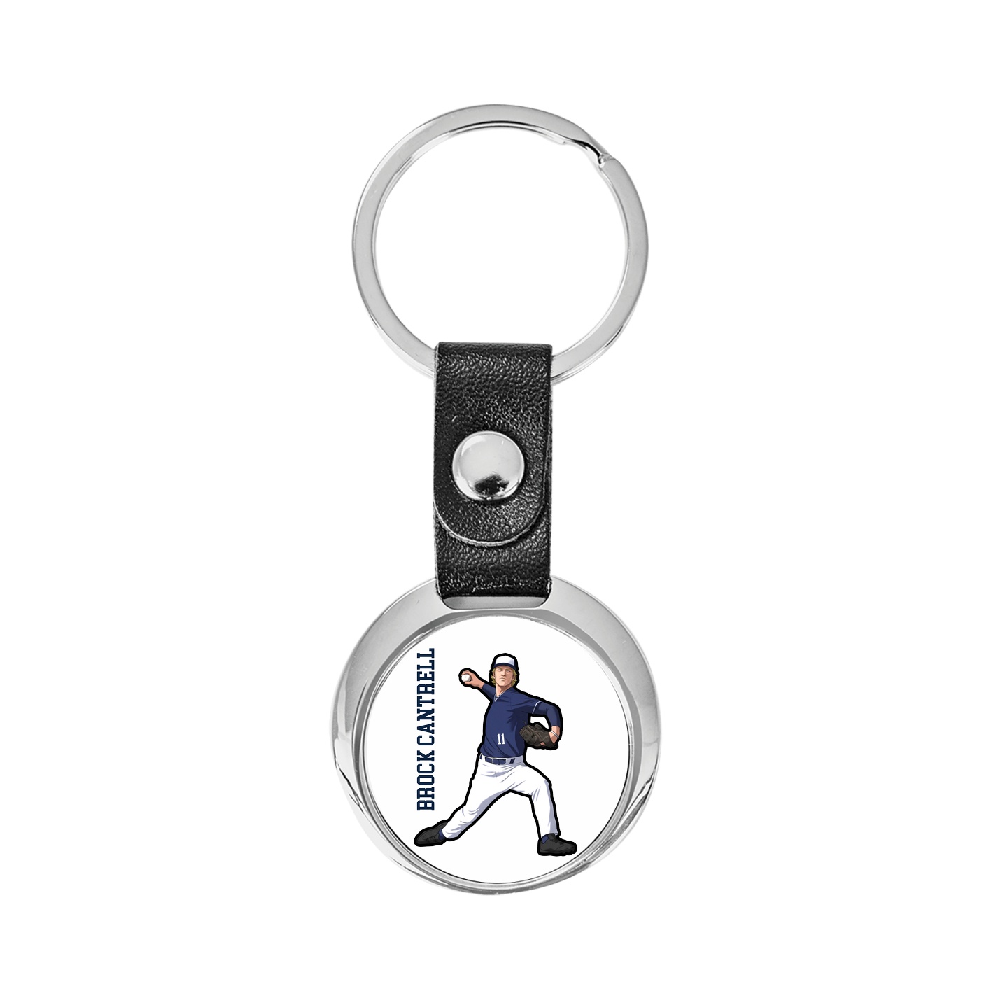 Key Chain — Name Vertical in Classic