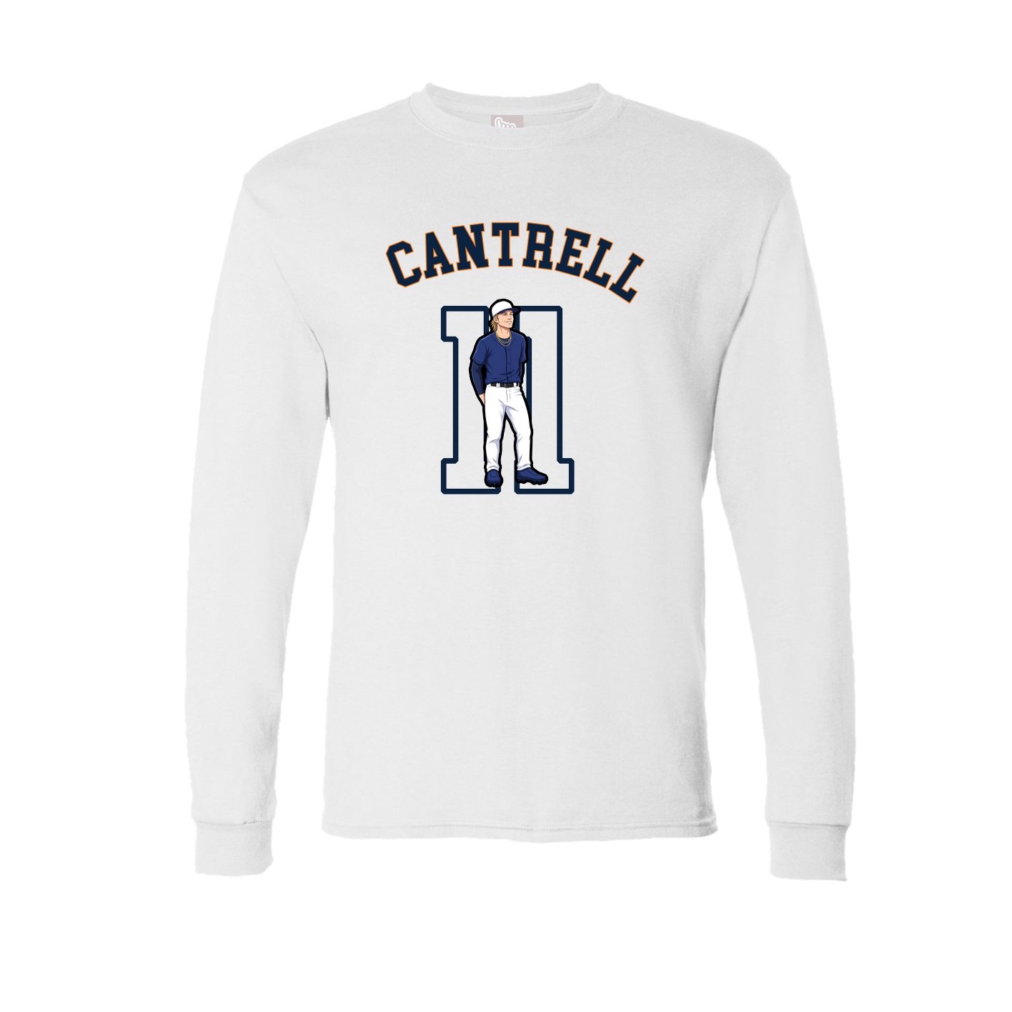 Long Sleeve Tee — Shirsey Arch in White