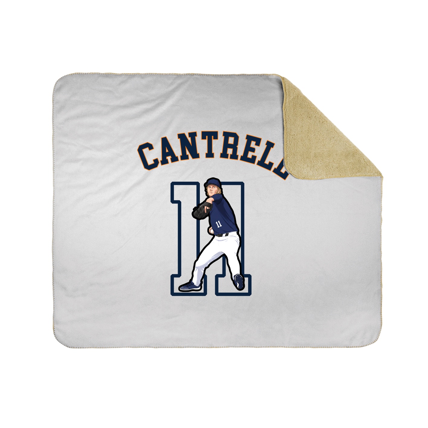 Throw Blanket — Shirsey Arch in White