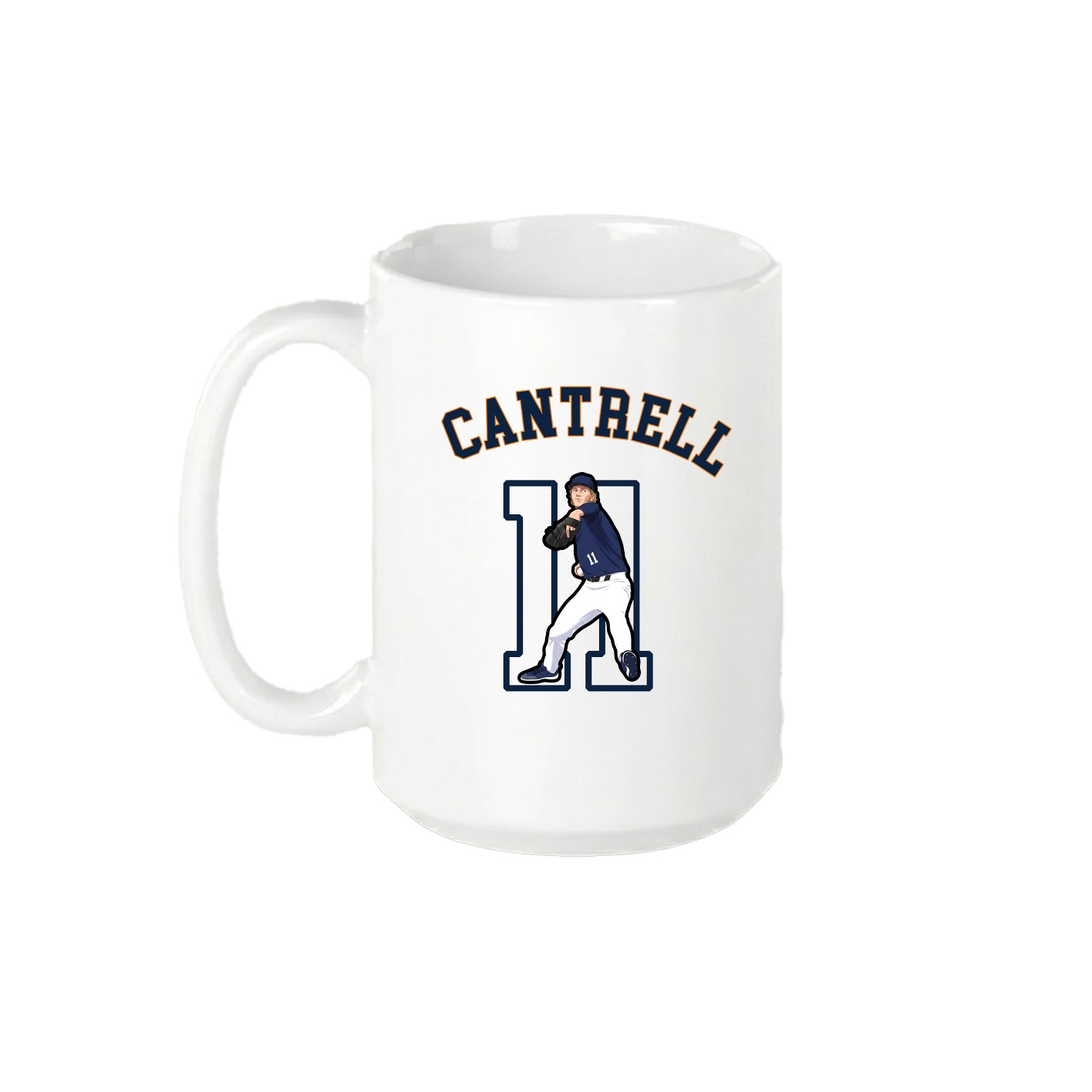 15oz Coffee Mug — Shirsey Arch in White