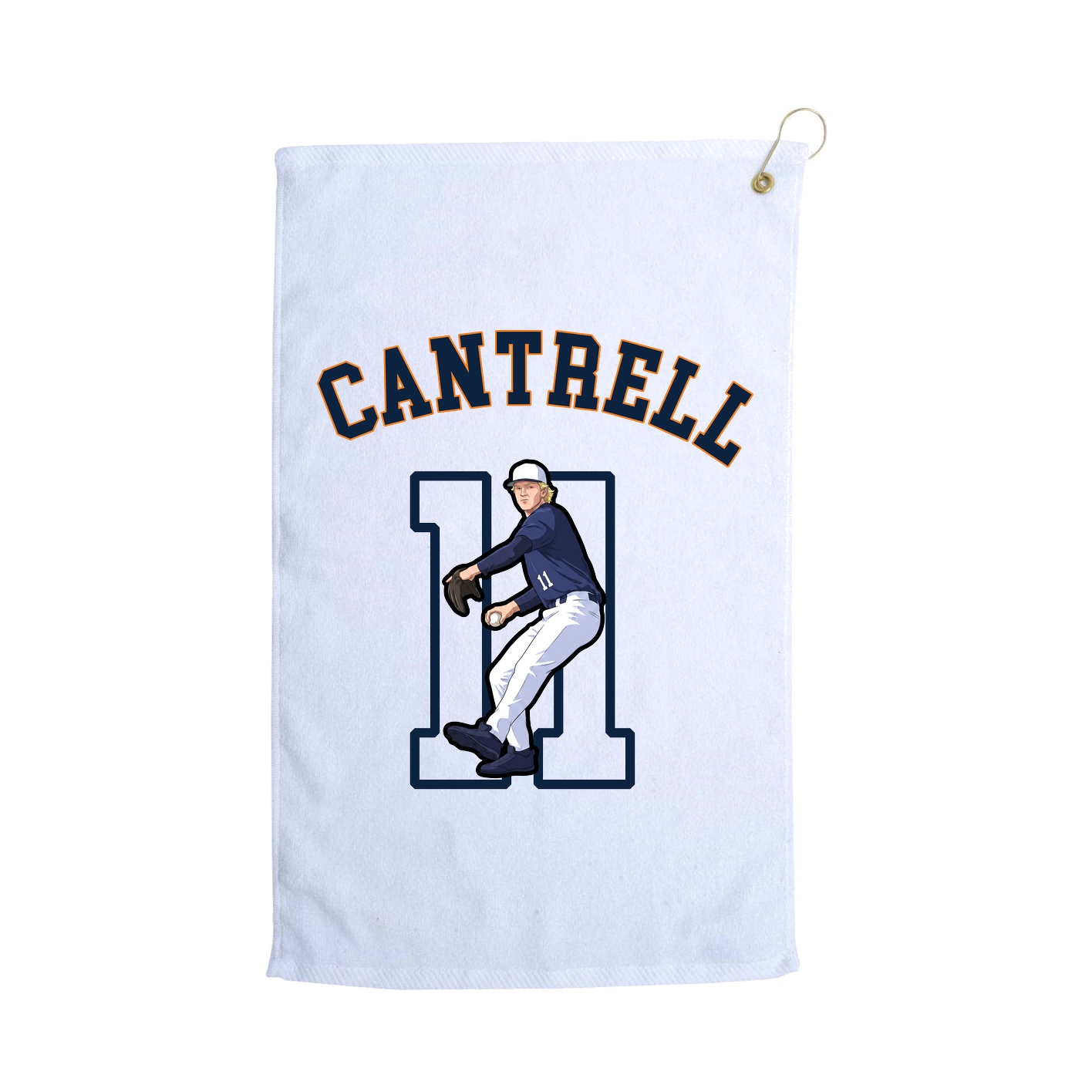 Golf Towel — Shirsey Arch in White