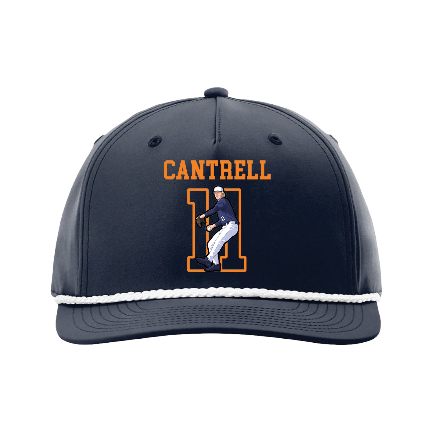 Five-Panel Classic Rope Cap — Shirsey in Navy