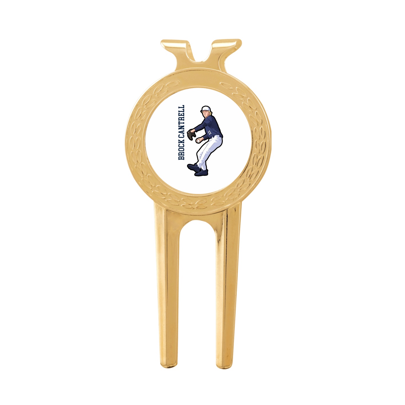Divot Tool with Ball Marker — Name Vertical in Classic