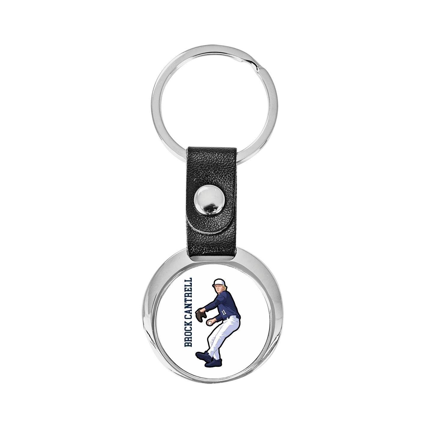 Key Chain — Name Vertical in Classic