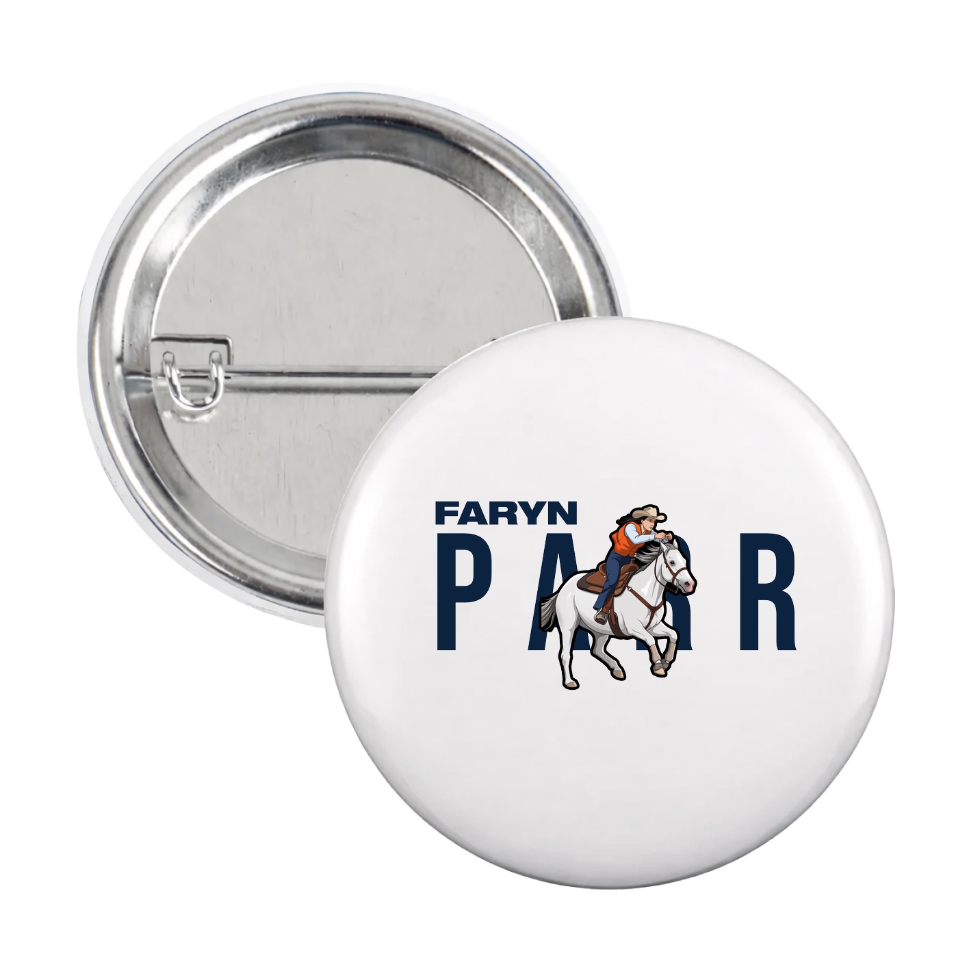 Game Day Button — Player Name in White