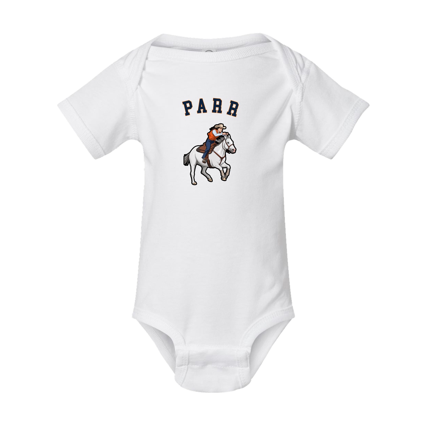Baby Onesie — Shirsey Arch in White