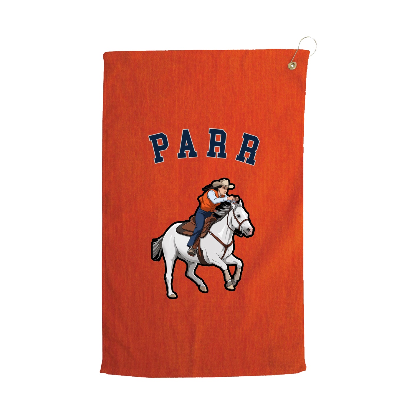 Golf Towel — Shirsey Arch in Orange