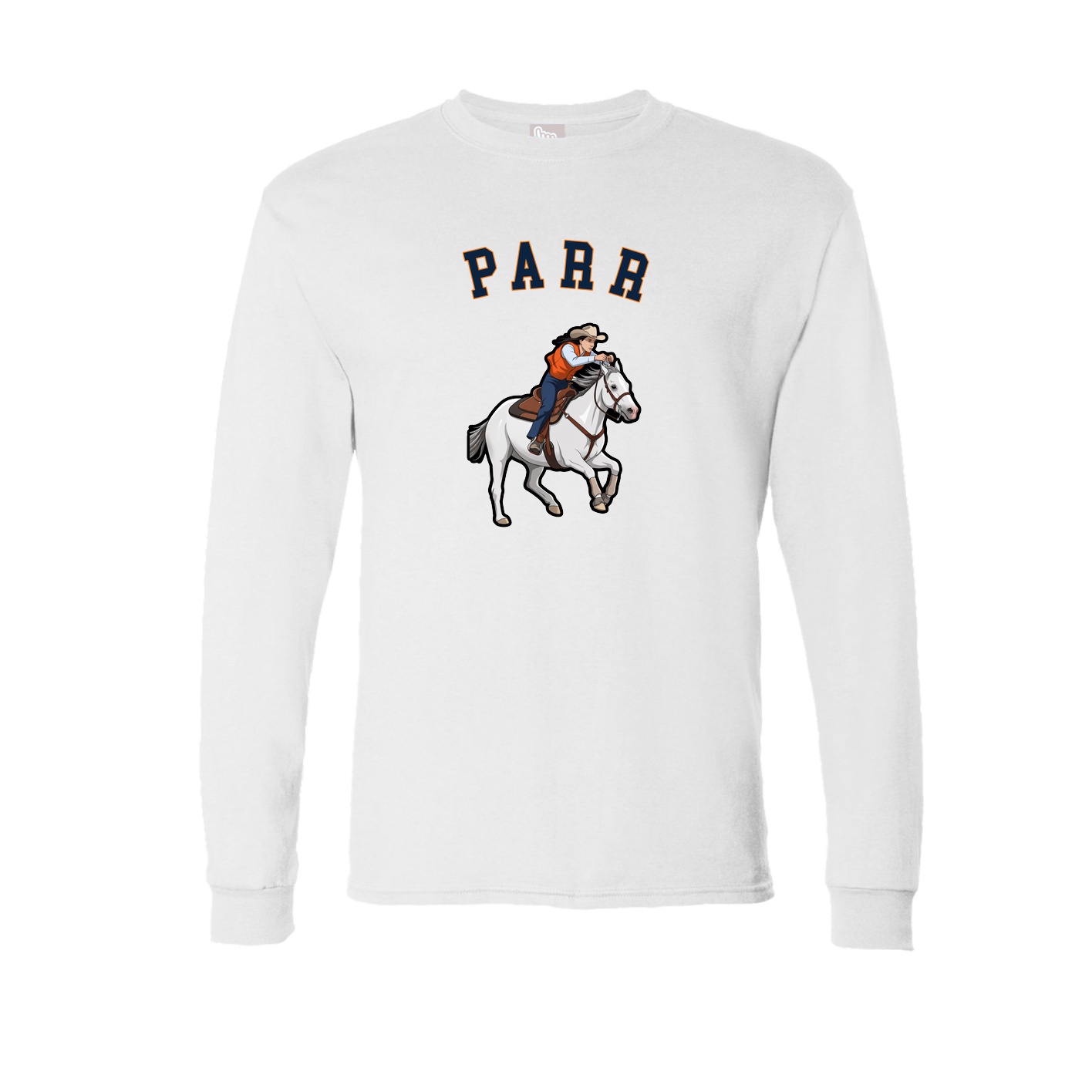 Long Sleeve Tee — Shirsey Arch in White