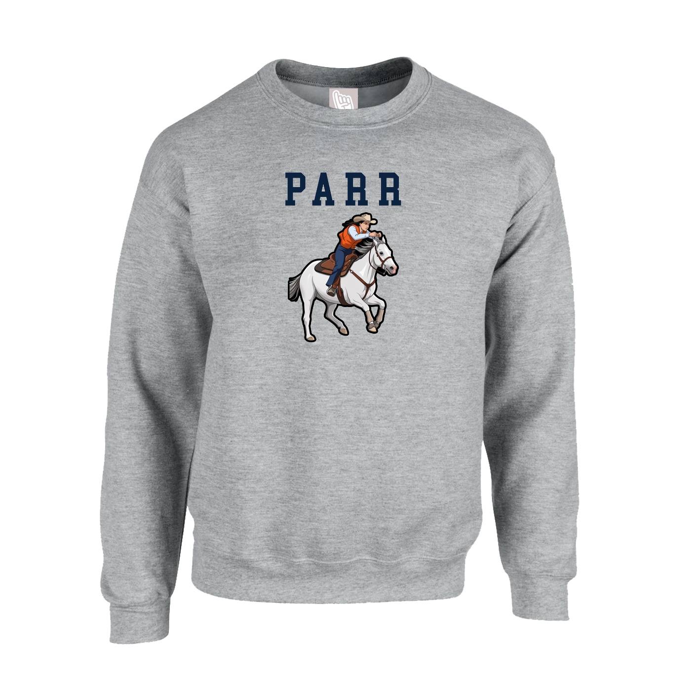Fleece Crew — Shirsey in Grey