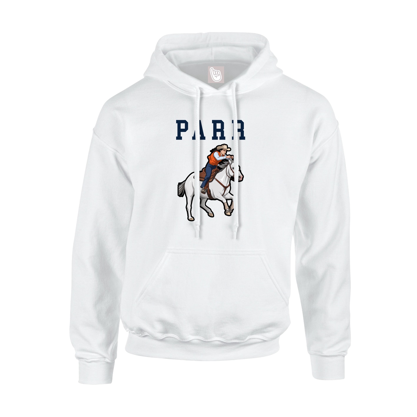 Youth Hoodie — Shirsey in White