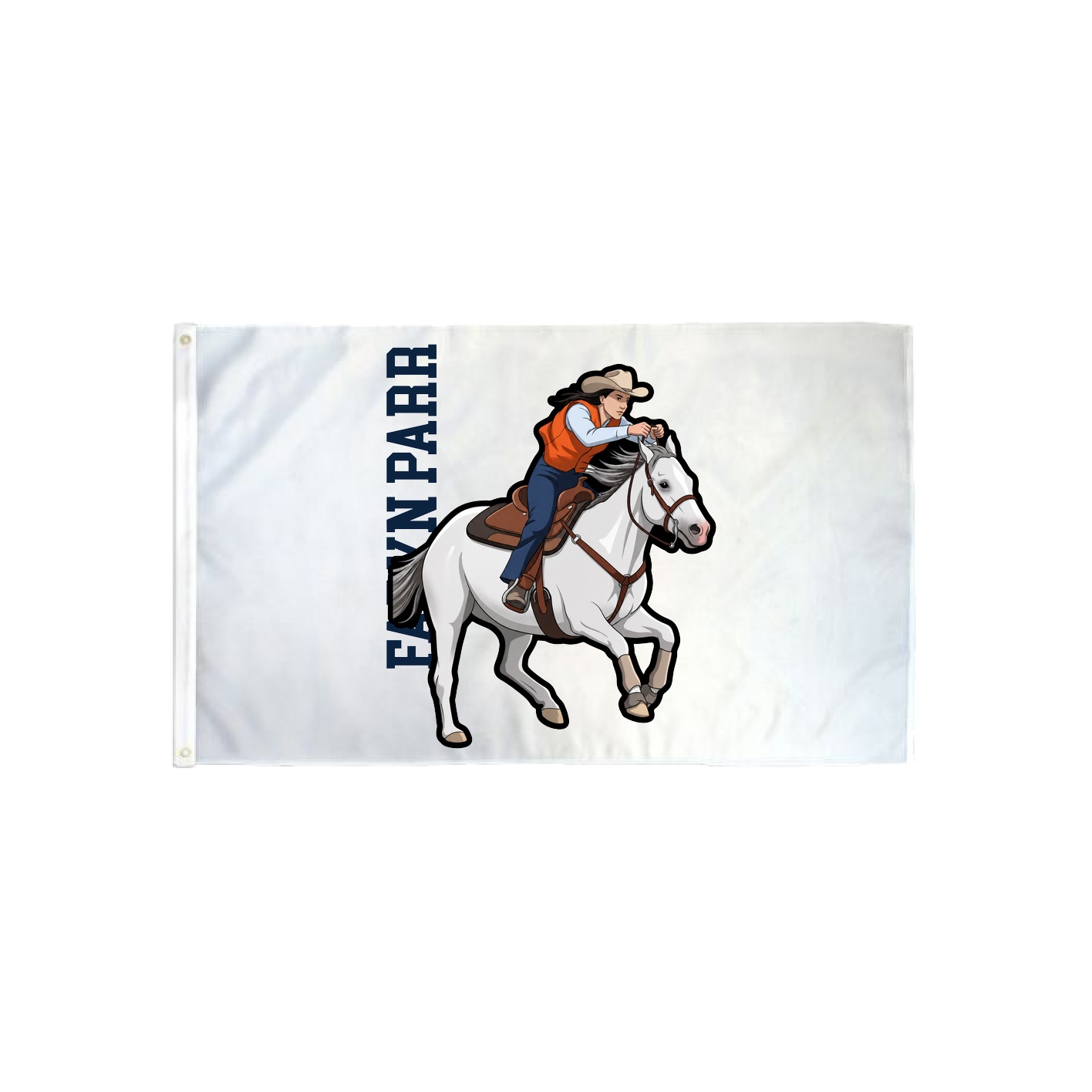 3x5 Flag — Name Vertical in Classic