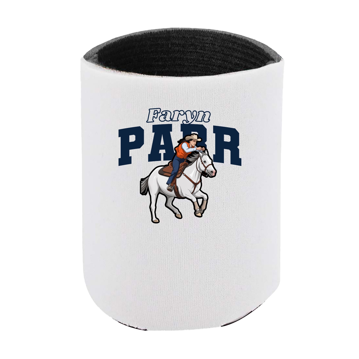 Can Holder — Name Arch in White