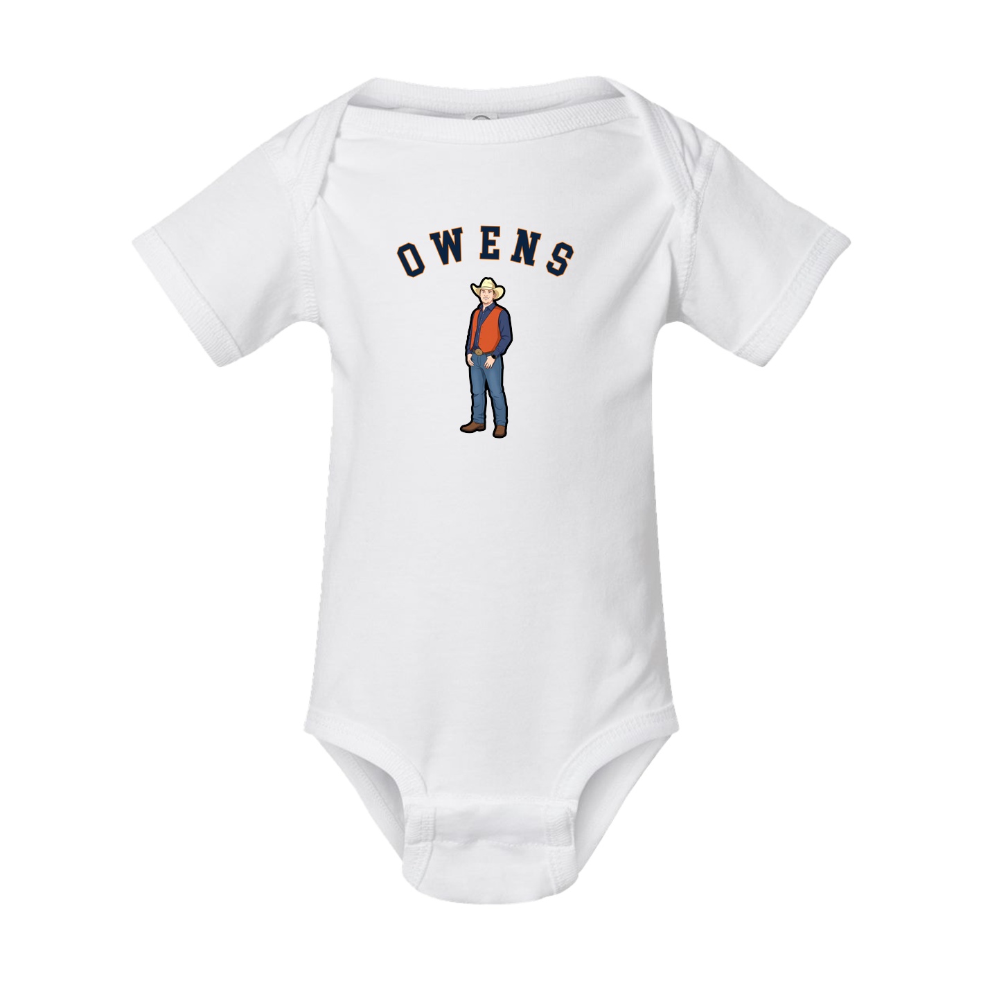Baby Onesie — Shirsey Arch in White