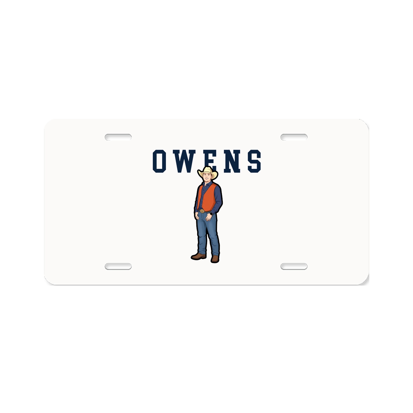 License Plate — Shirsey in Classic