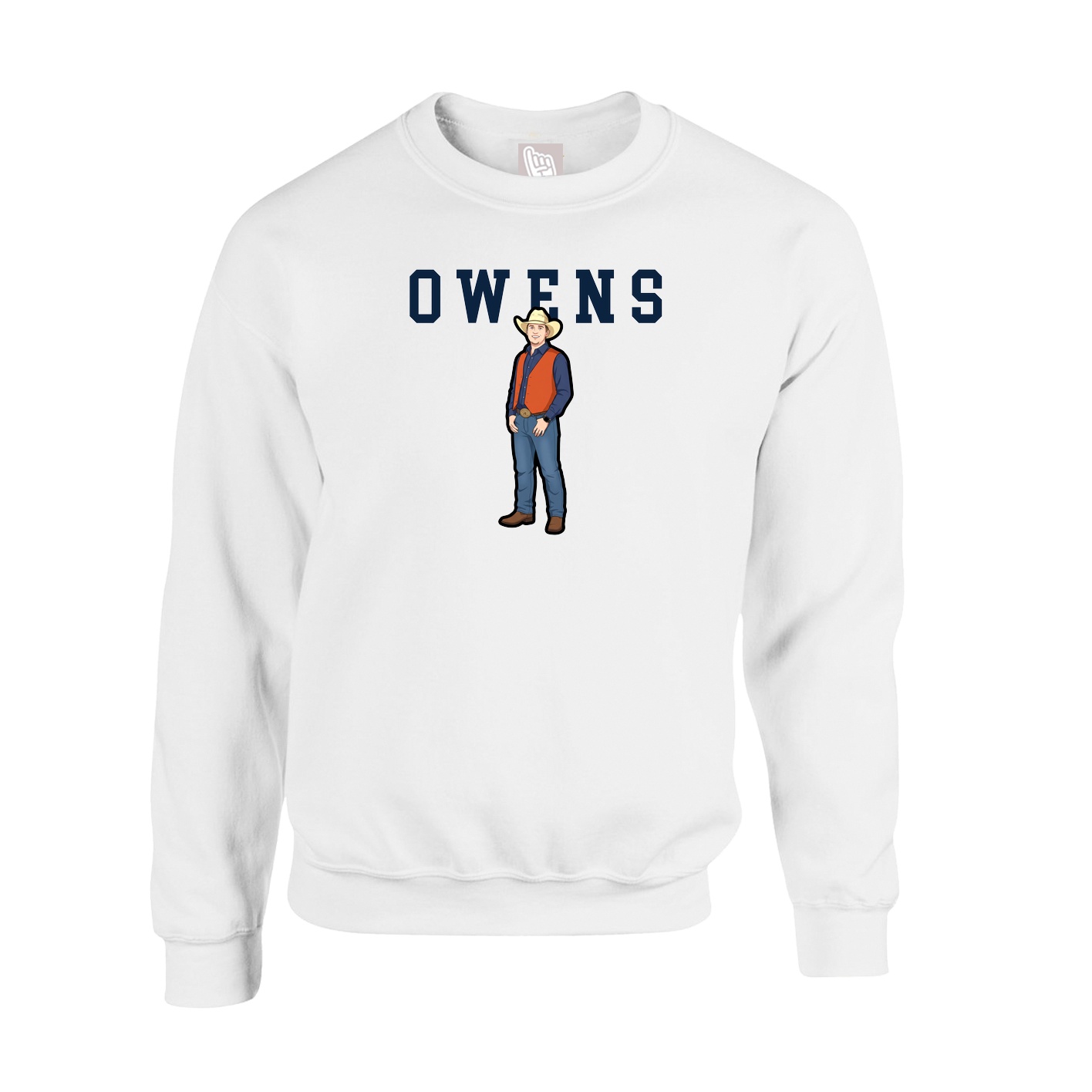 Fleece Crew — Shirsey in White