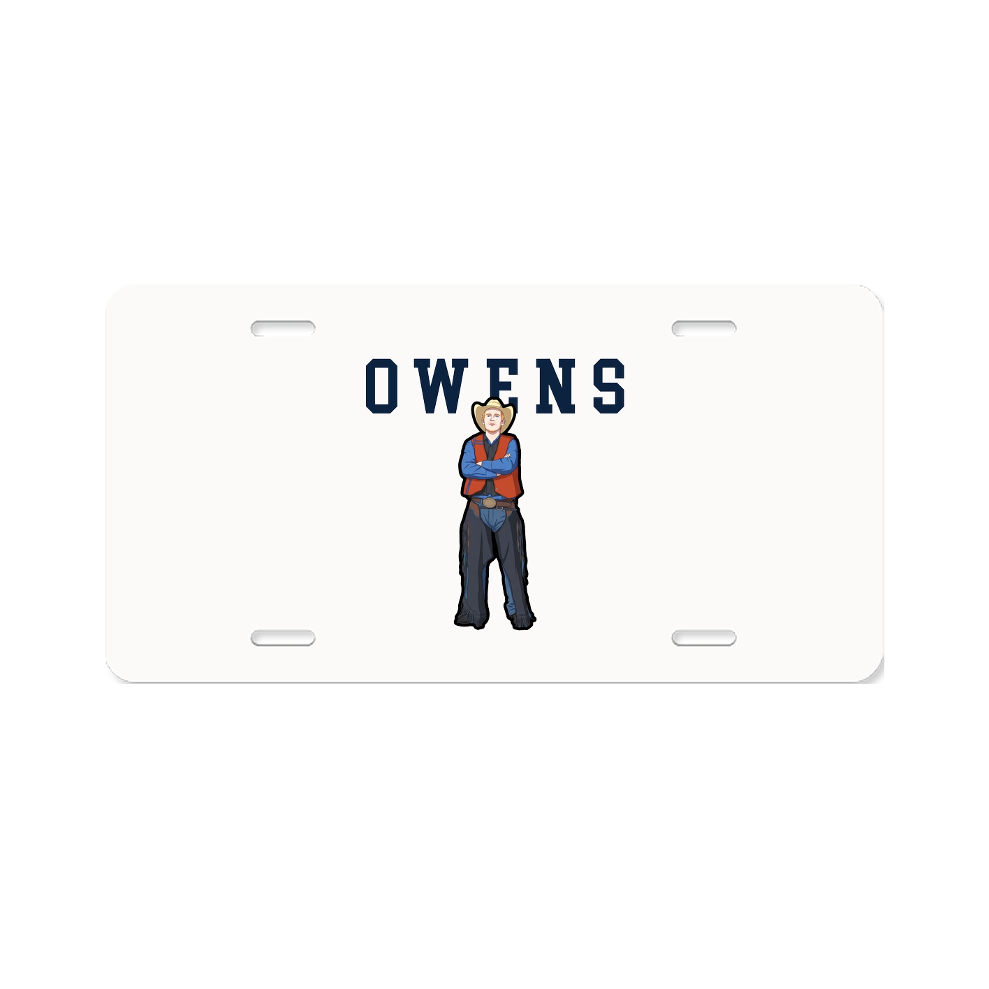 License Plate — Shirsey in Classic