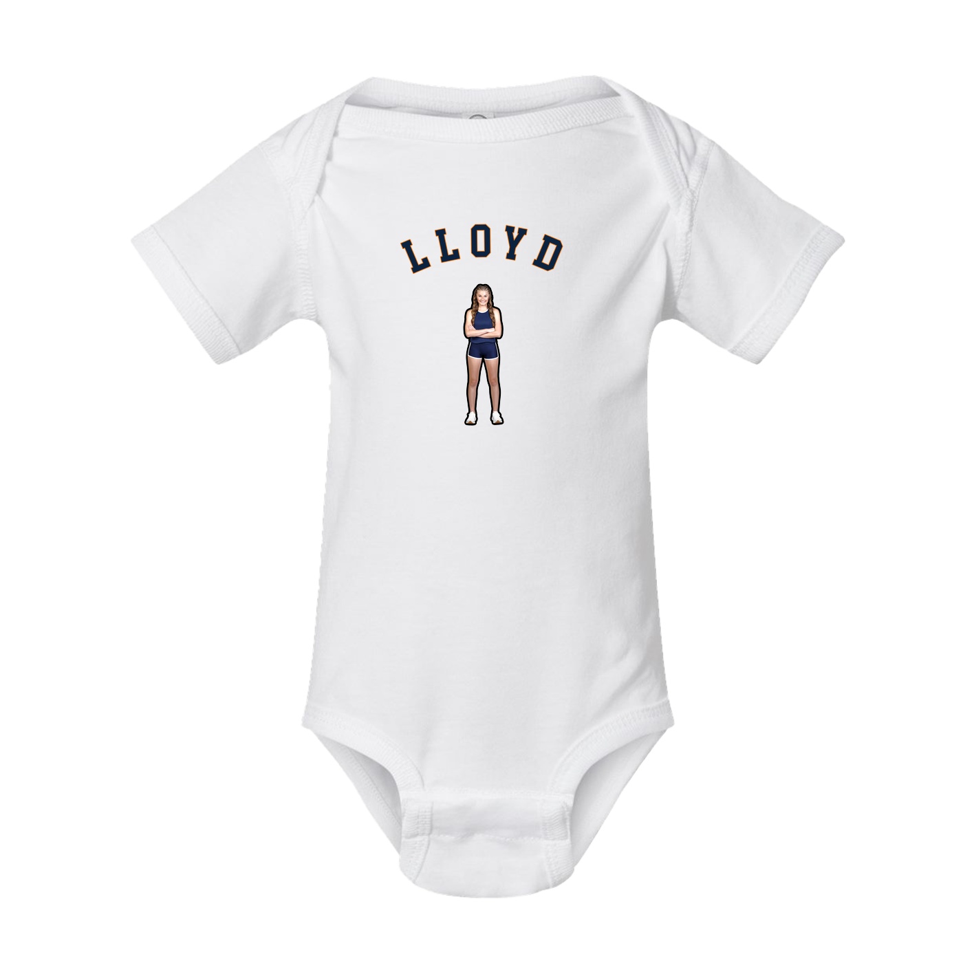 Baby Onesie — Shirsey Arch in White