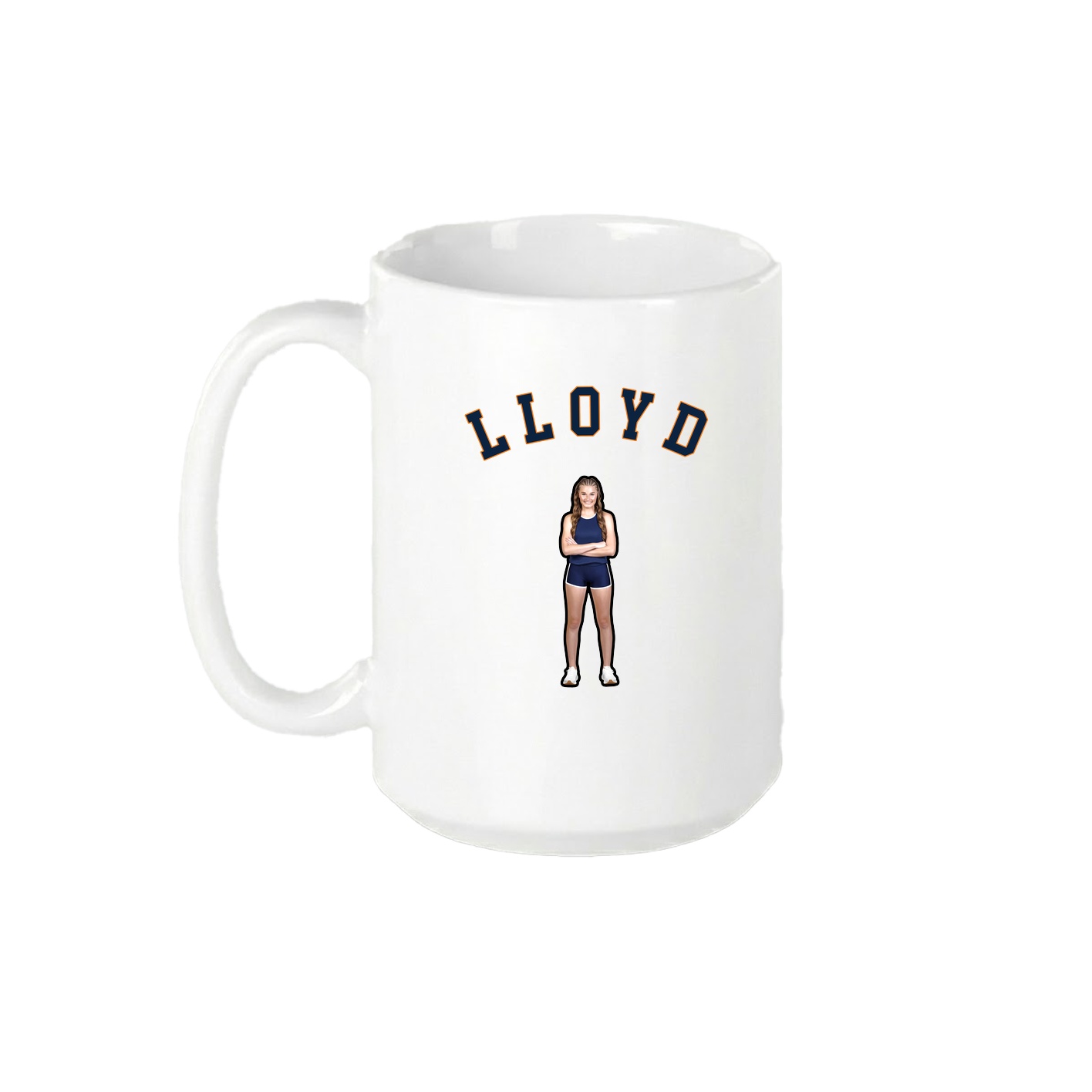 15oz Coffee Mug — Shirsey Arch in White