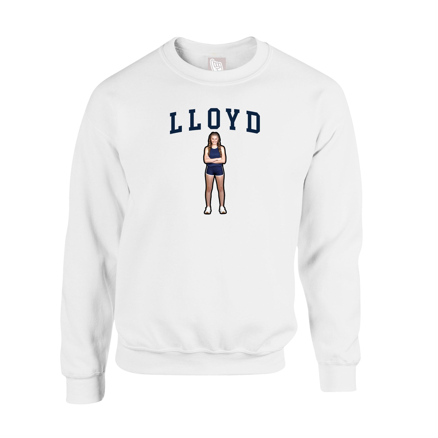 Fleece Crew — Shirsey in White