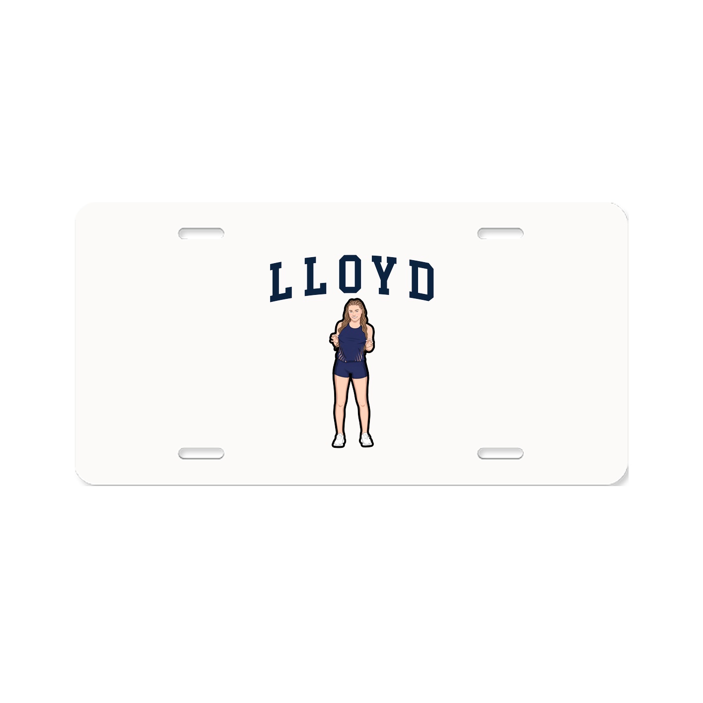 License Plate — Shirsey in Classic